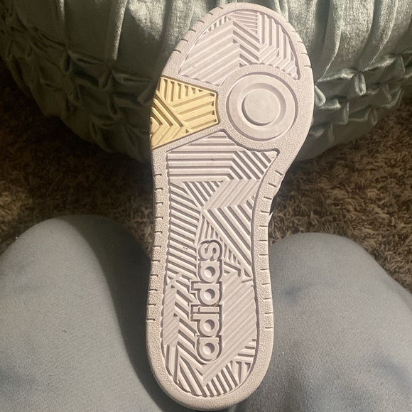 Adidas White and Navy High-Top Sneakers - Picture 7 of 8